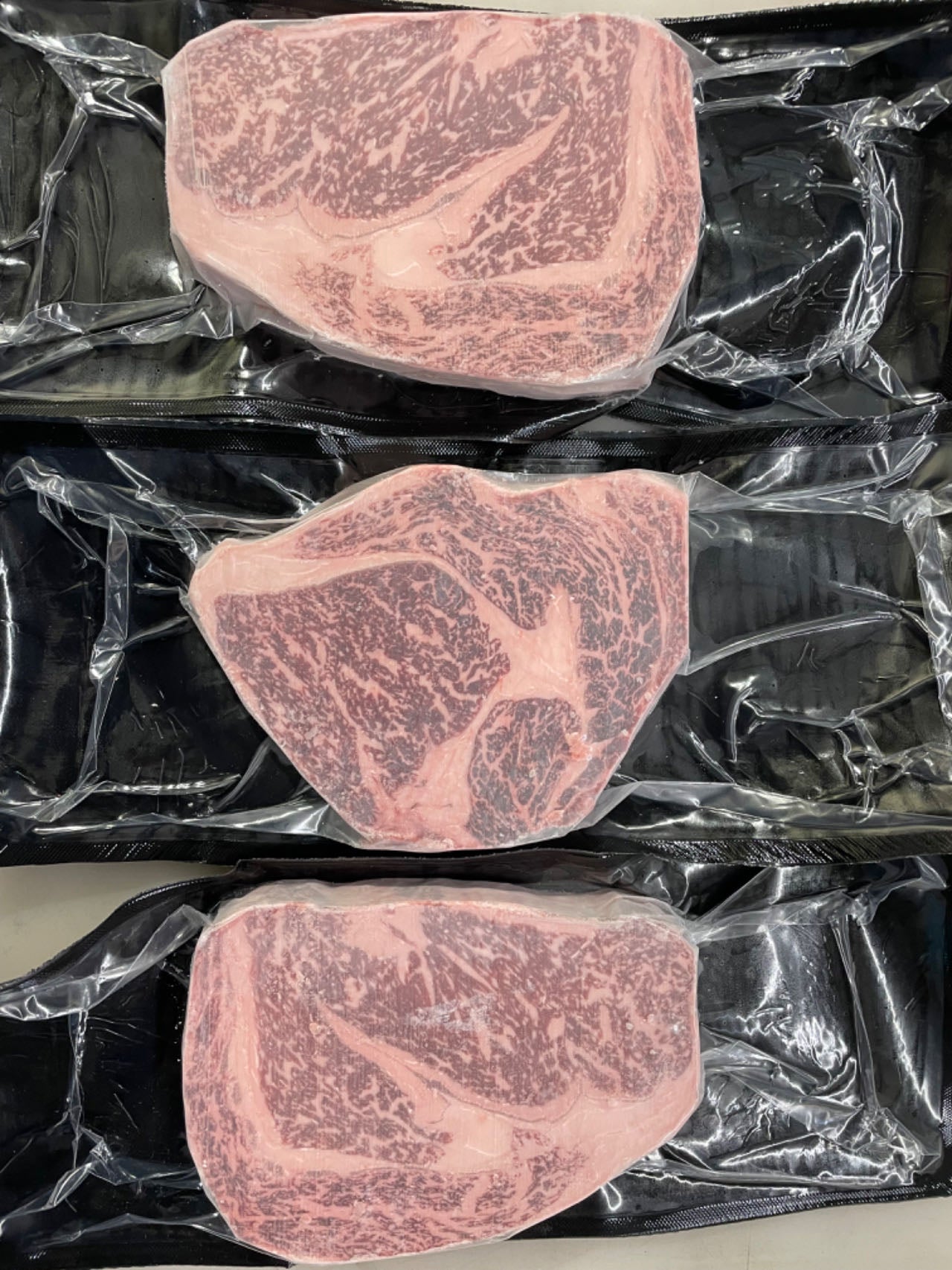 Australian Wagyu Beef Ribeye Steak MS 8/9, -1LB/pack(Frozen)