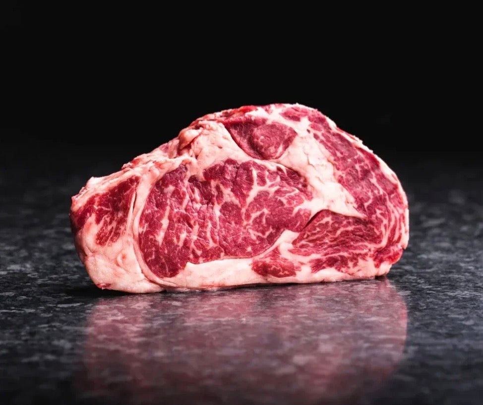 Australian Wagyu Beef Ribeye Steak MS 8/9, -1LB/pack(Frozen)