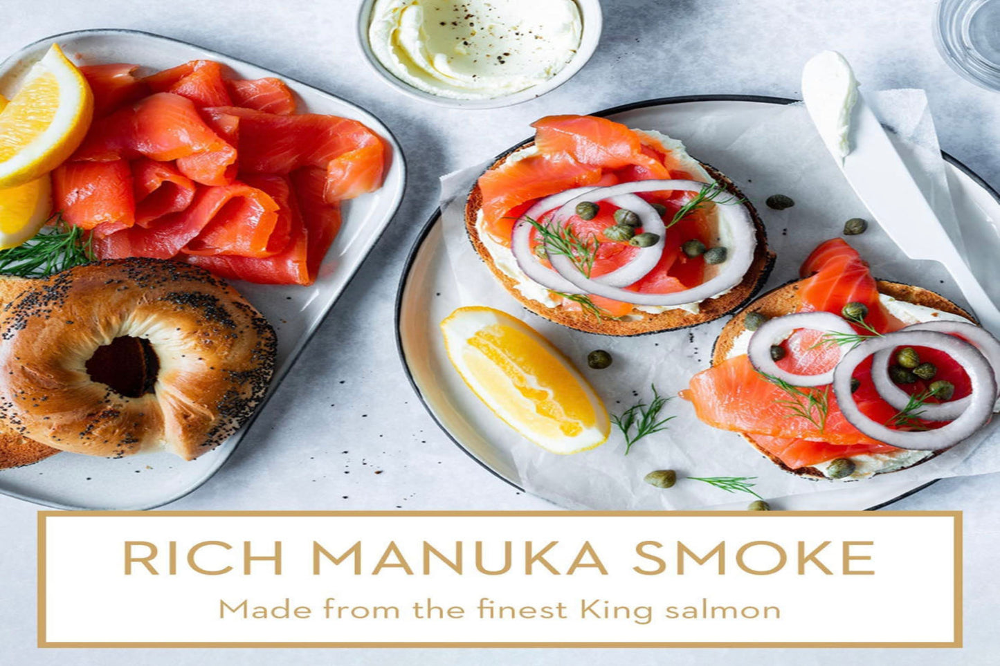 Smoked New Zealand King Salmon - 8 pack/box(Frozen)