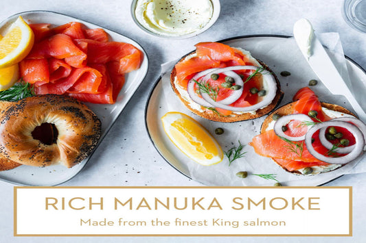 Smoked New Zealand King Salmon - 8 pack/box