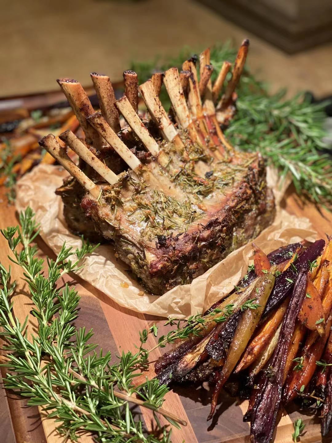 New Zealand Coastal Lamb Rack -2.2 LB/pack(Frozen)